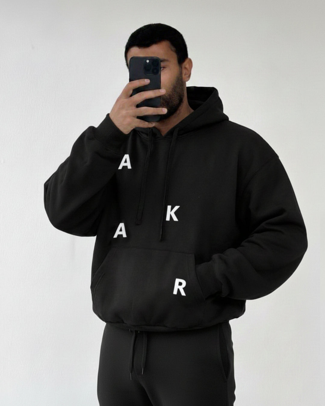 Black Akhar Hoodie