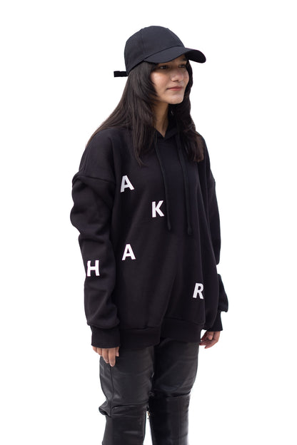 Black Akhar Hoodie