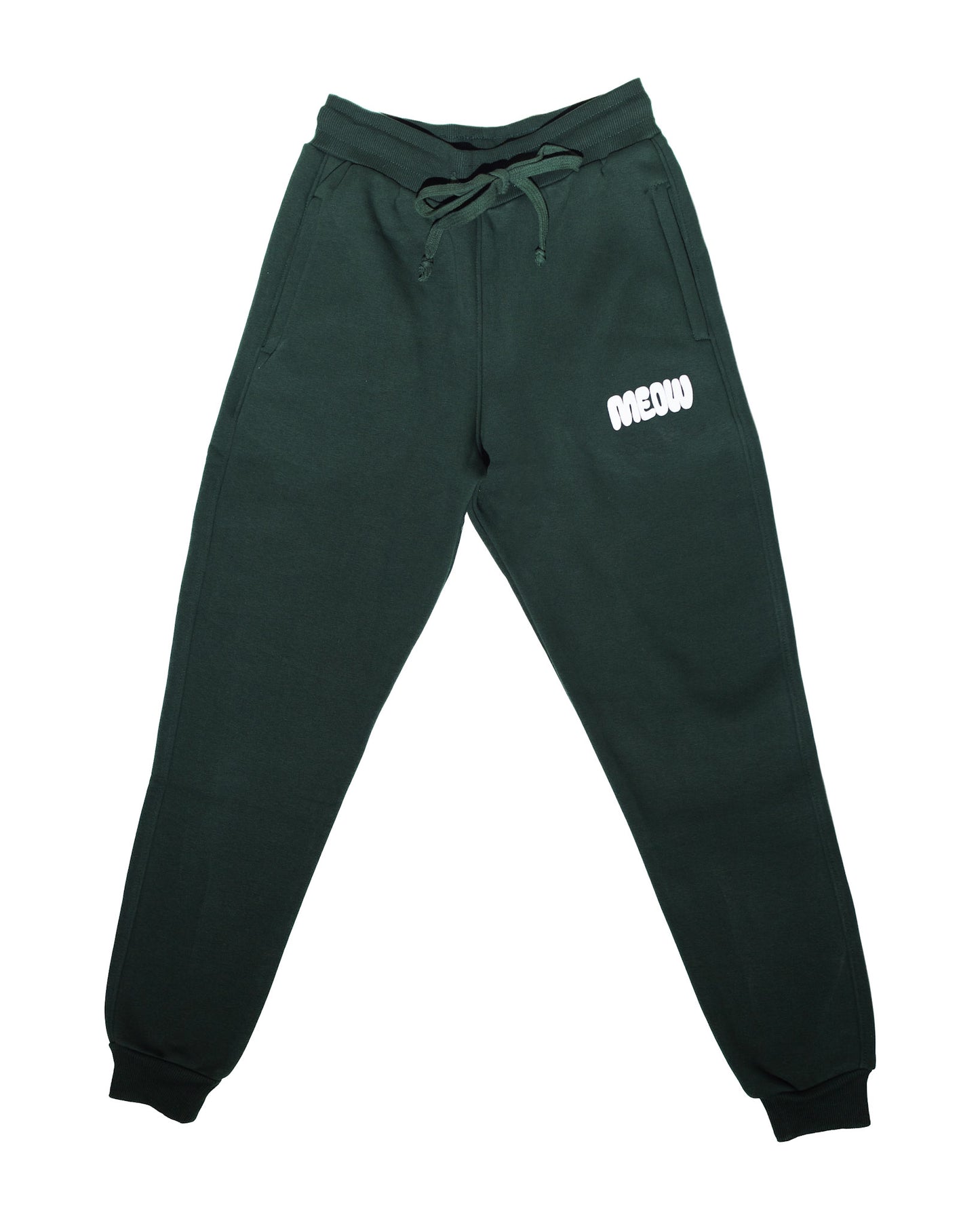 Green Meow Joggers