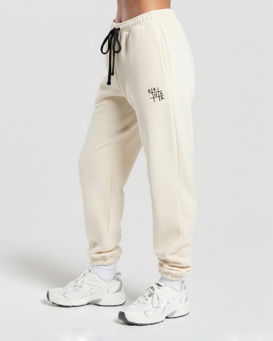 White Joggers