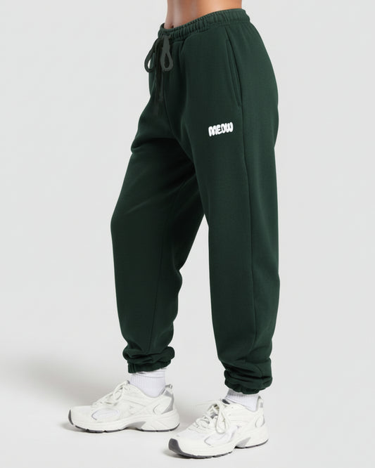 Green Meow Joggers